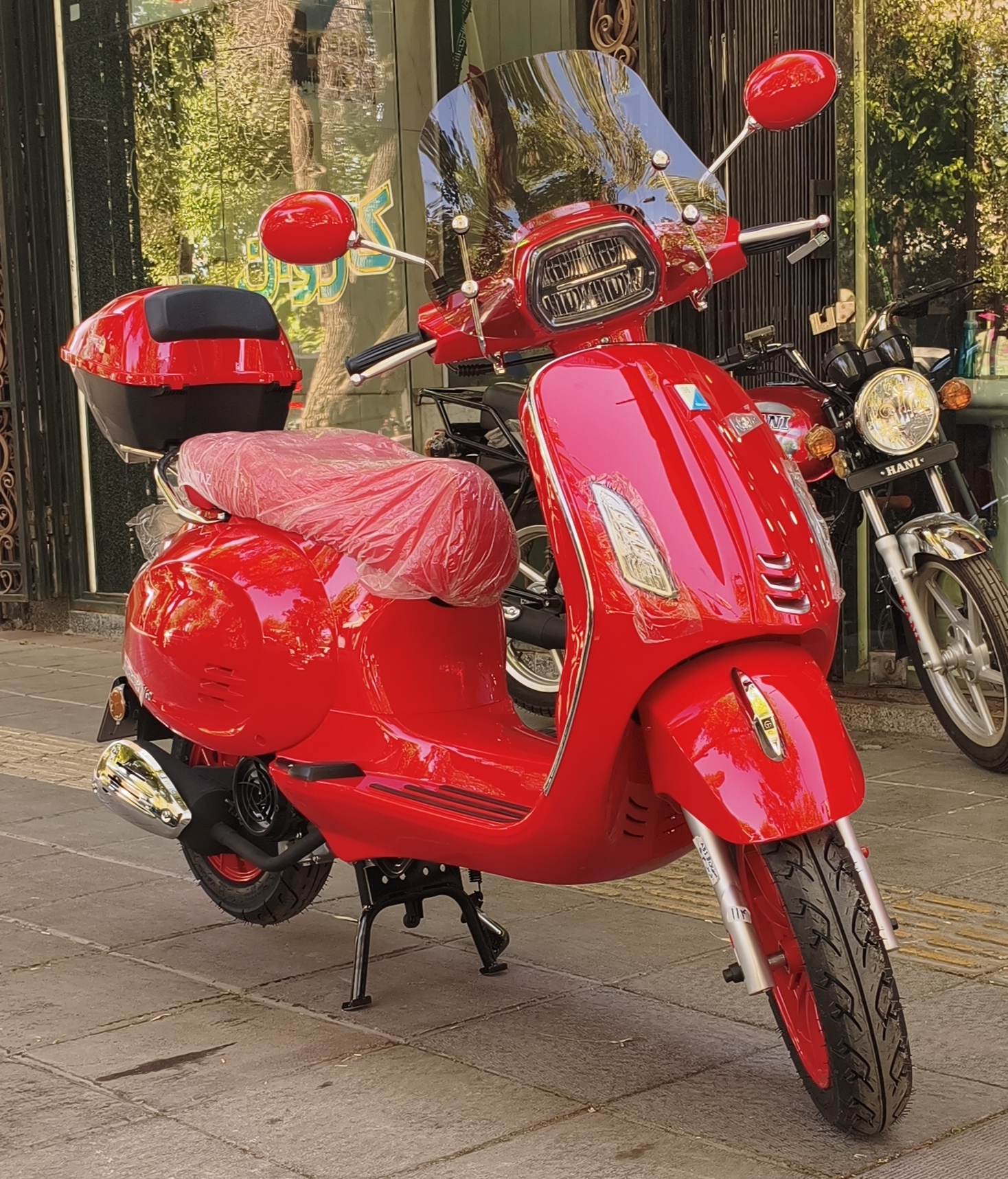 خرید موتور سیکلت نیکتاز GT 160CC طرح وسپا اسکوتری 1405 با ترمز ABS | ارسال باربری و تسویه در محل