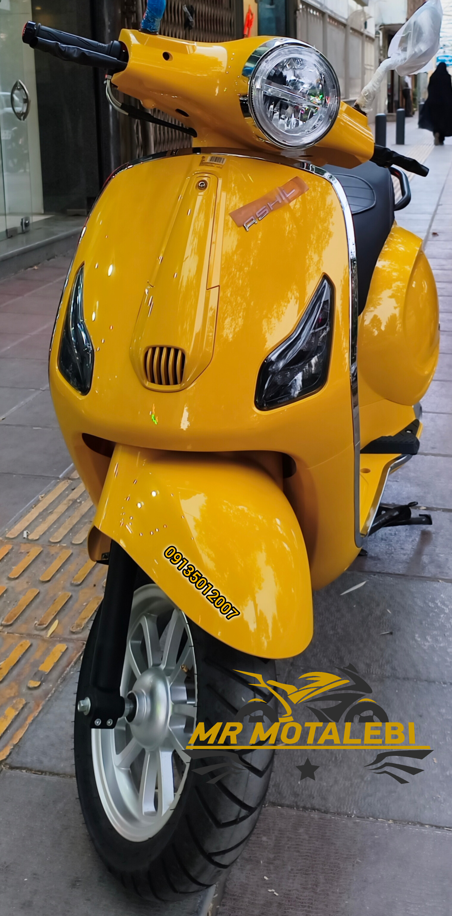 موتور سیکلت آشیل 150cc طرح وسپا آب خنک 1404